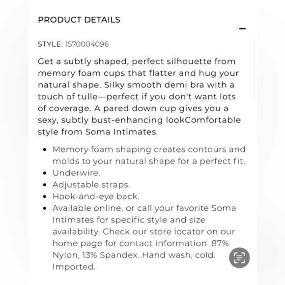 SOMA Mimi Demi Memory Foam Padded Underwire Leopard Cheetah Print Bra Sz 34D NEW - Picture 16 of 16